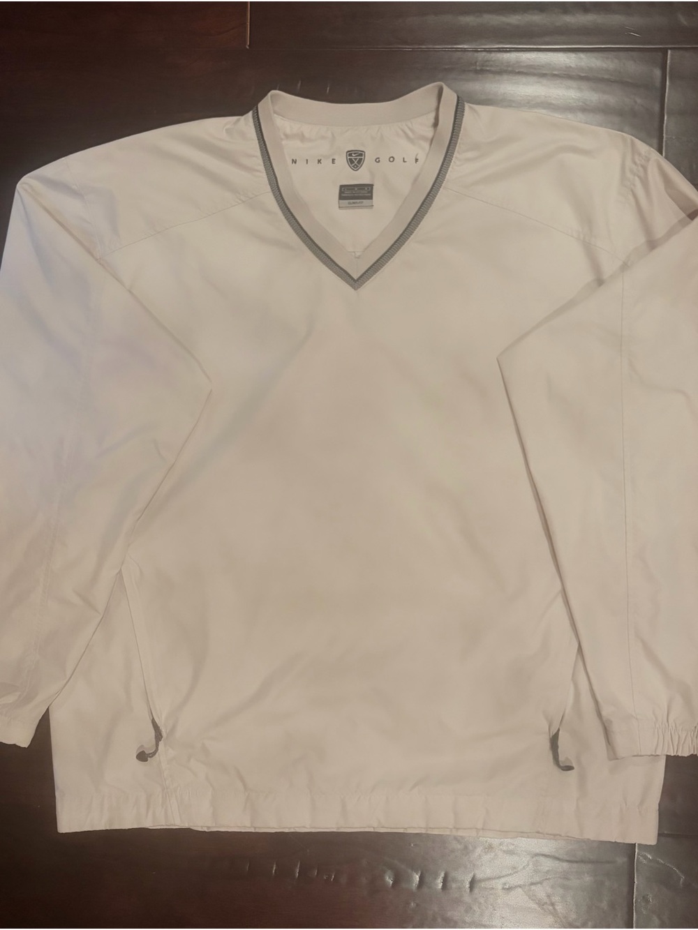 Vintage Nike Golf Beige Windbreaker Jacket Sweater